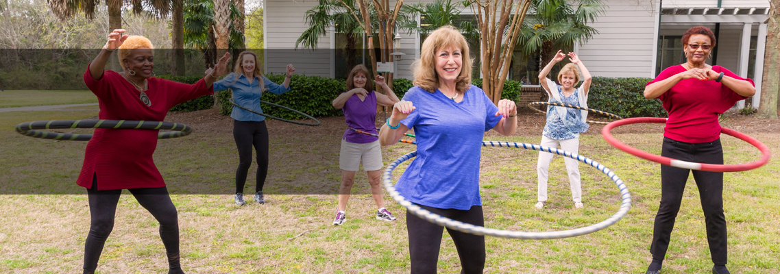 Exercise classes at the Lowcountry and Waring Senior Center